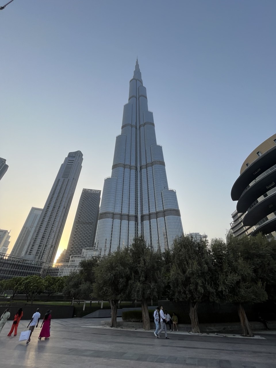Burj Khalifa at dusk